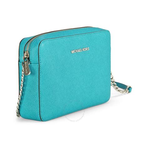 michael kors tile blue crossbody|Michael Kors blue crossbody.